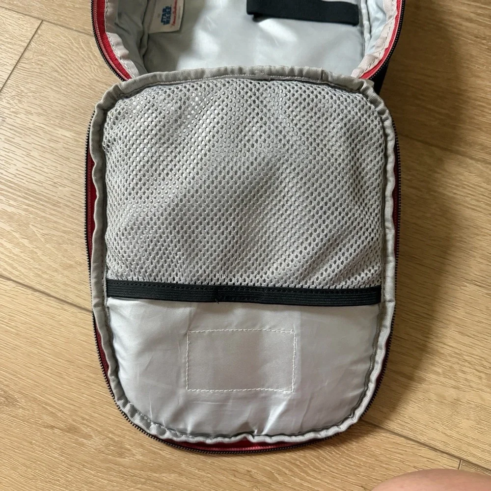 Star Wars Lunch Box Bag Insulated Black Red Embroidered May The Force Be With Y
